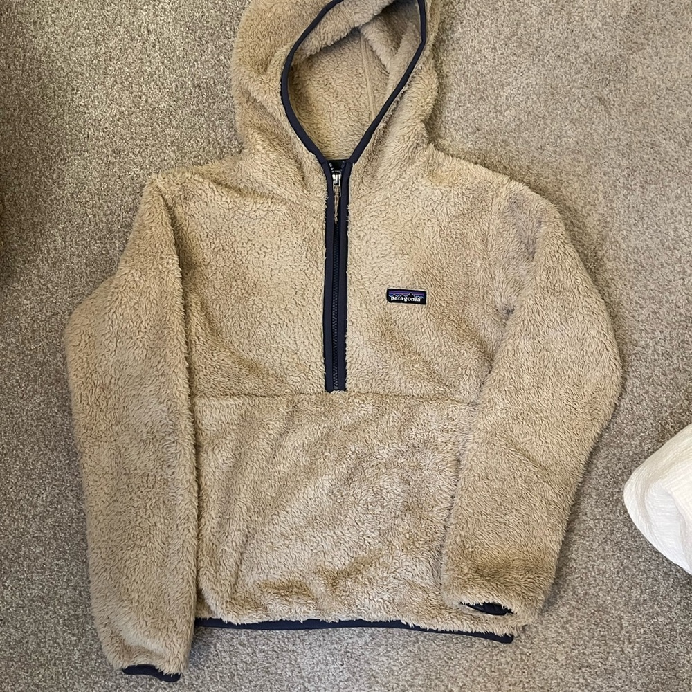 Patagonia Tan Fleece Hoodie